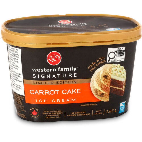 Western Family - Signature Carrot Cake Ice Cream Limited Edition