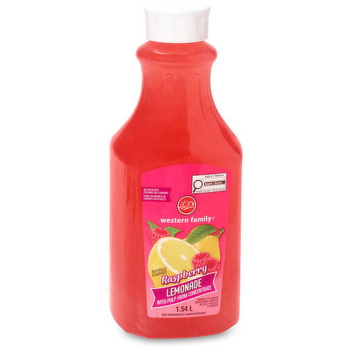Western Family - Raspberry Lemonade With Pulp