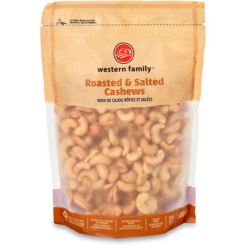 Western Family - Roasted & Salted Cashews