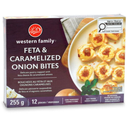 Western Family - Feta & Caramelized Onion Bites, 12 Pieces