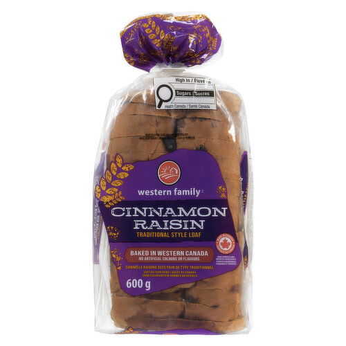 Western Family - Cinnamon Raisins White Bread
