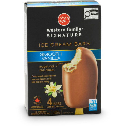 Western Family - Signature Smooth Vanilla Ice Cream Bars