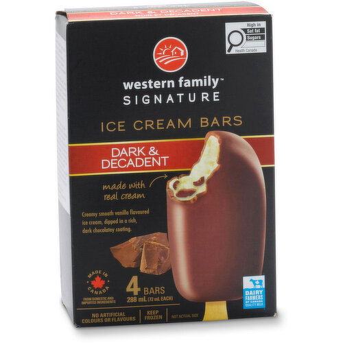 Western Family - Signature Ice Cream Bars Dark & Decadent