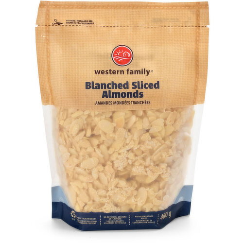 Western Family - Almonds Blanched Sliced