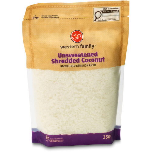 Western Family - Unsweetened Shredded Coconut