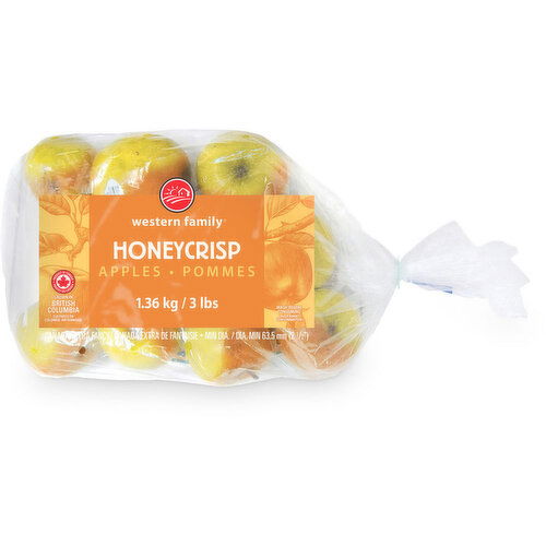 Western Family - Honeycrisp Apples, 3lbs