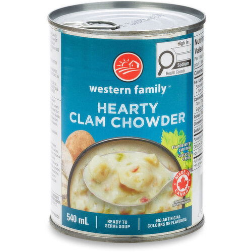 Western Family - Hearty Clam Chowder Soup
