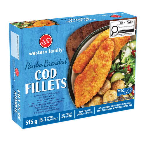 Western Family - Panko Breaded Cod Fillets