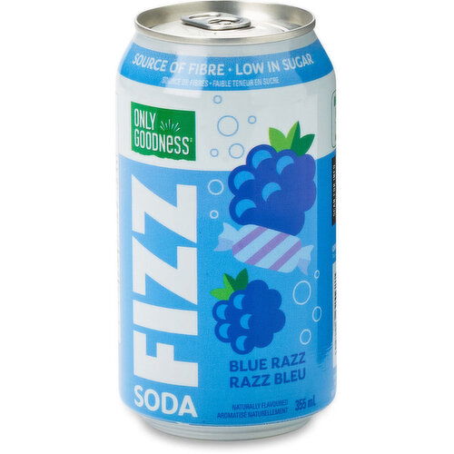 Only Goodness - Fizz Blue Razz Soda