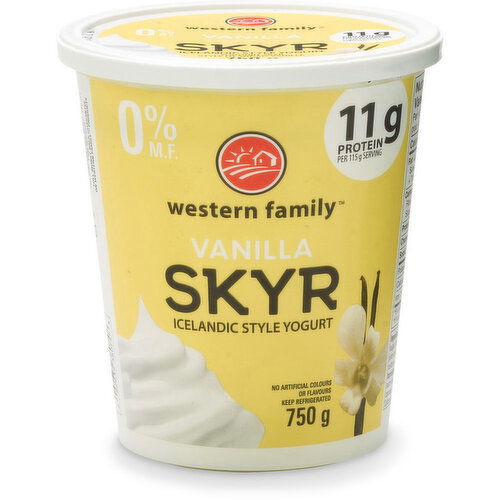 Western Family - Vanilla Skyr Yogurt 0%
