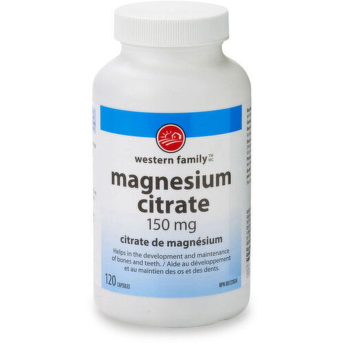 Western Family - Magnesium Citrate 150 mg