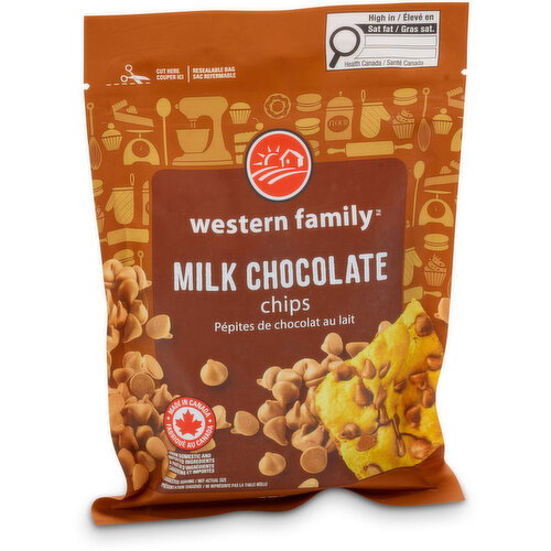 Western Family - Pure Milk Chocolate Chips