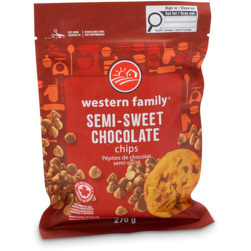 Western Family - Pure Semi-Sweet Chocolate Chips