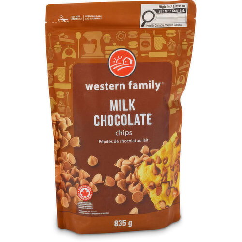 Western Family - Pure Milk Chocolate Chips