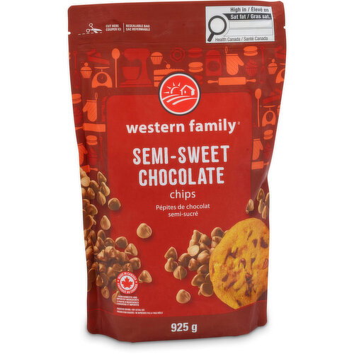 Western Family - Pure Semi-Sweet Chocolate Chips