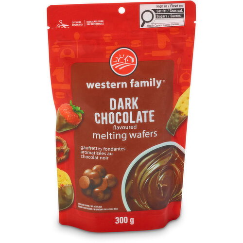 Western Family - Dark Chocolate Flavoured Wafers