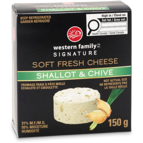 Western Family Signature - Shallot Chive Soft Fresh Cheese