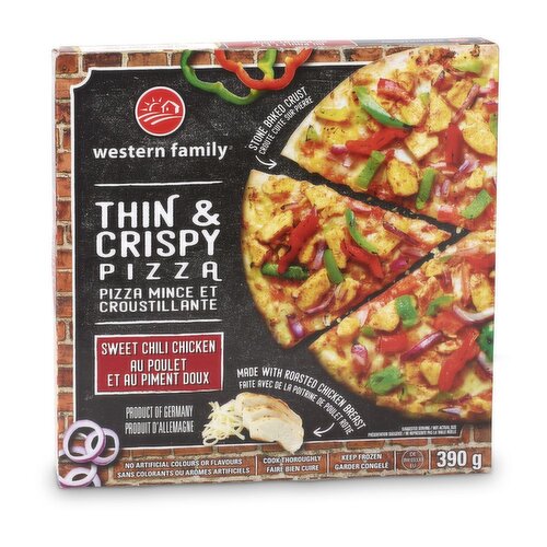 Western Family - Thin Crust Sweet Chili Chicken Pizza