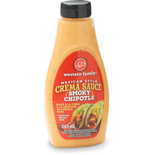 Western Family - Mexican Style Crema Sauce, Smoky Chipotle