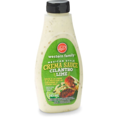 Western Family - Mexica Style Crema Sauce, Cilantro Lime