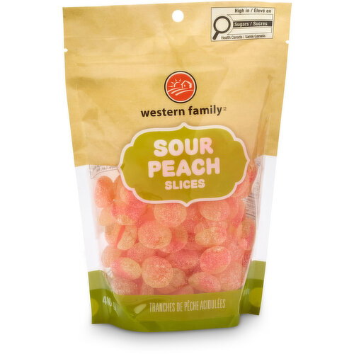 Western Family - Sour Peach Slices