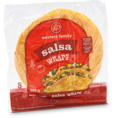 Western Family - Tortillas Salsa, 8 Packs