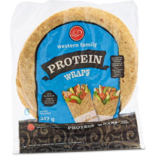 Western Family - Protein Tortillas, 6 Pack
