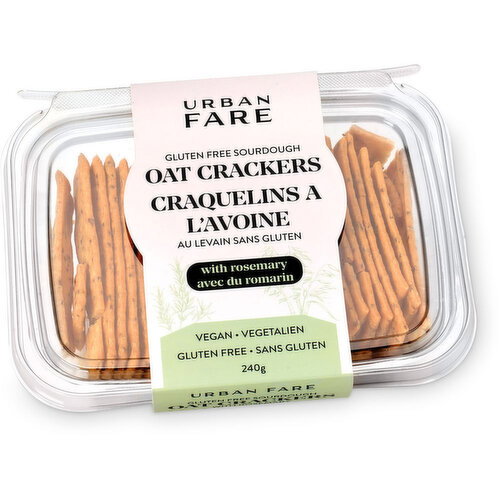 Urban Fare - Sourdough Oat Crackers With Rosemary