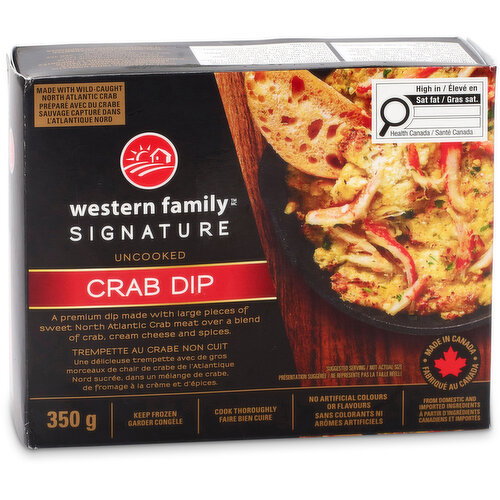 Western Family - Crab Dip, Uncooked