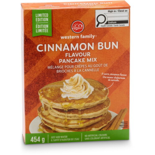 Western Family - Cinnamon Bun Flavour Pancake Mix - Limited Edition