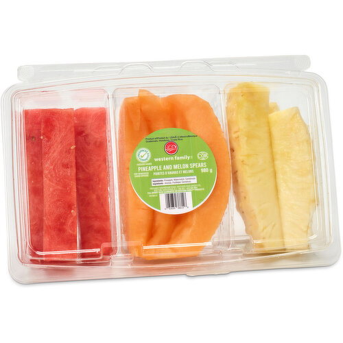 Western Family - Pineapple and Melon Spears