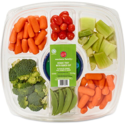 Western Family - Veggie Tray with Ranch Dip