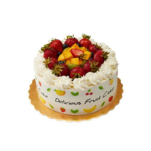 8in - Fresh Fruit Cake