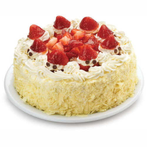 Bake Shop - Strawberry Santa Cake 8in