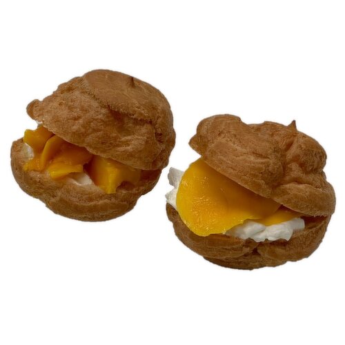 Bake Shop - Mango Cream Puff, 4 Pieces