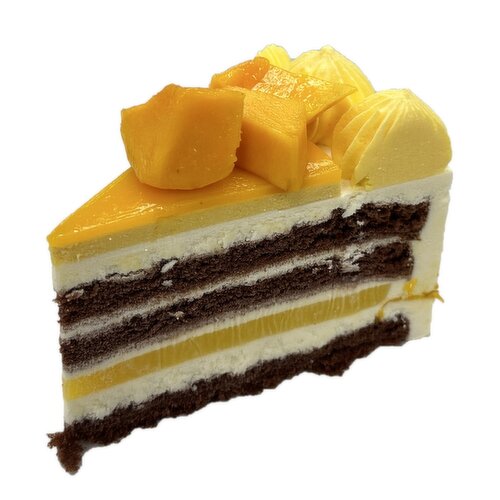 PriceSmart Foods - Coconut Mango Flavour Mousse Cake Slice