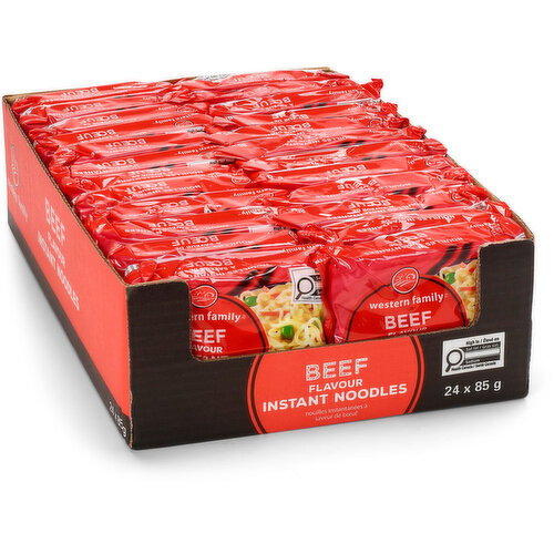 Western Family - Instant Noodles Beef Flavor