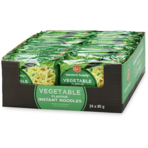 Western Family - Instant Noodles, Vegetable Flavour