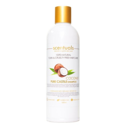 Scentuals - Pure Castile Shampoo - Coconut