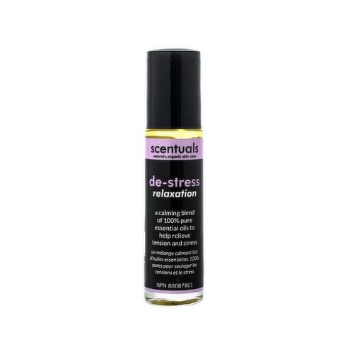 Scentuals - Aromatherapy Roll On, De-Stress