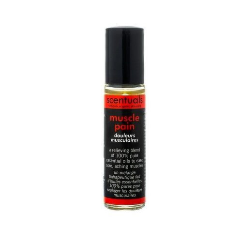 Scentuals - Aromatherapy Roll On, Muscle Pain