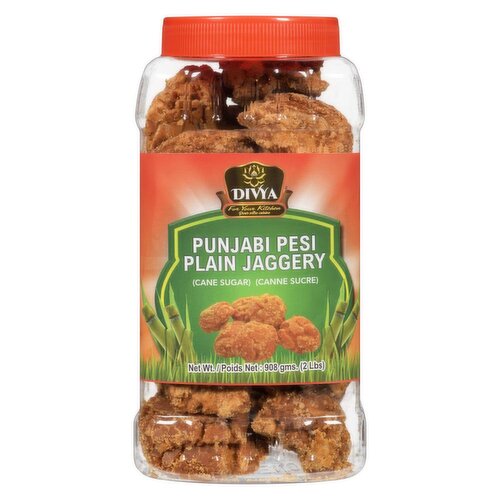 Divya - Cane Sugar Punjabi Pesi Plain Jaggery
