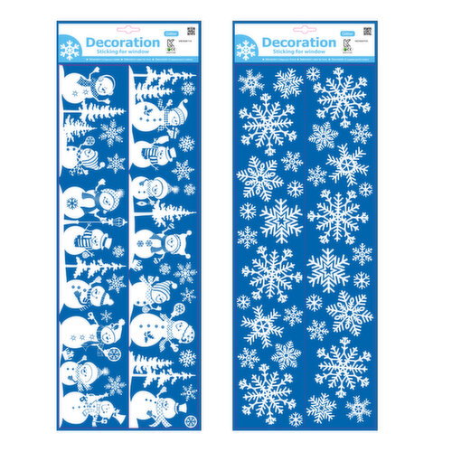 Santa Secrets - Christmas Window Clings Glitter
