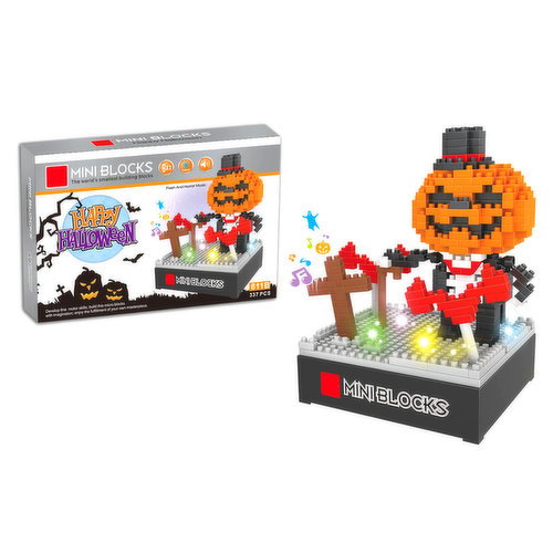 Pumpkin Man - Building Blocks