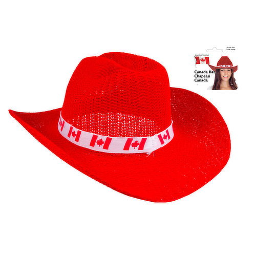 Canada - Canada Knitted Cowboy Hat Adult