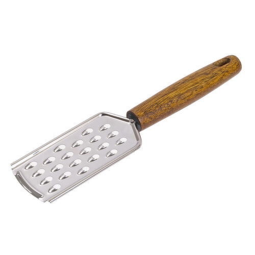 Luciano Gourmet - Stainless Steel Grater with Acacia Wood Handle