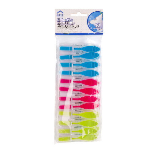 Home Essentials - Clothes Pins 12Piece