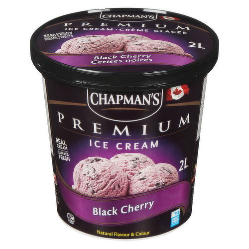 Chapman's - Premium Black Cherry Ice Cream