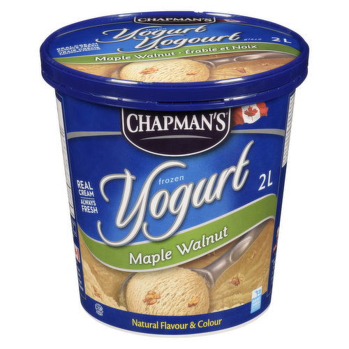 Chapmans - Frozen Yogurt Maple Walnut