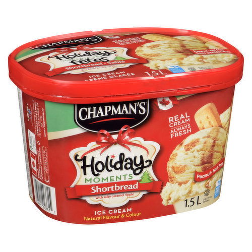 Chapman's - Holiday Moments Ice Cream - Shortbread